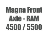 2008-2018 Ram 4500 & 5500 Magna Front Axle